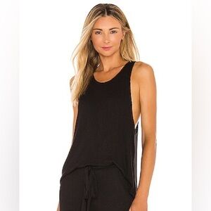 Black Sleeveless Tank Top